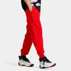 Jordan Dri-FIT Sport Crossover Fleece Pants Gym Red / Black -Sports Fashion Clothing Store DQ7332687 m j df sprt csvr flc pant D