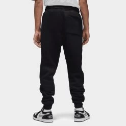 Jordan Essentials Fleece Pants Black / Black - White -Sports Fashion Clothing Store DQ7340010 m j ess flc pant A