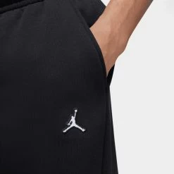 Jordan Essentials Fleece Pants Black / Black - White -Sports Fashion Clothing Store DQ7340010 m j ess flc pant C