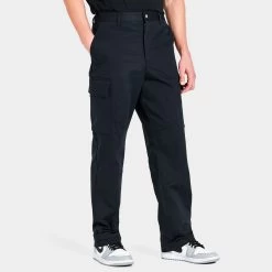 Jordan Essentials Utility Pants Black / Sail -Sports Fashion Clothing Store DQ7342 010 jordan essentials utility pants black sail C