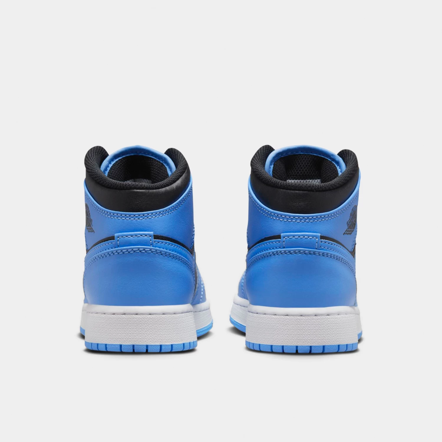 Jordan 1 Mid GS University Blue / Black - White - Image 4