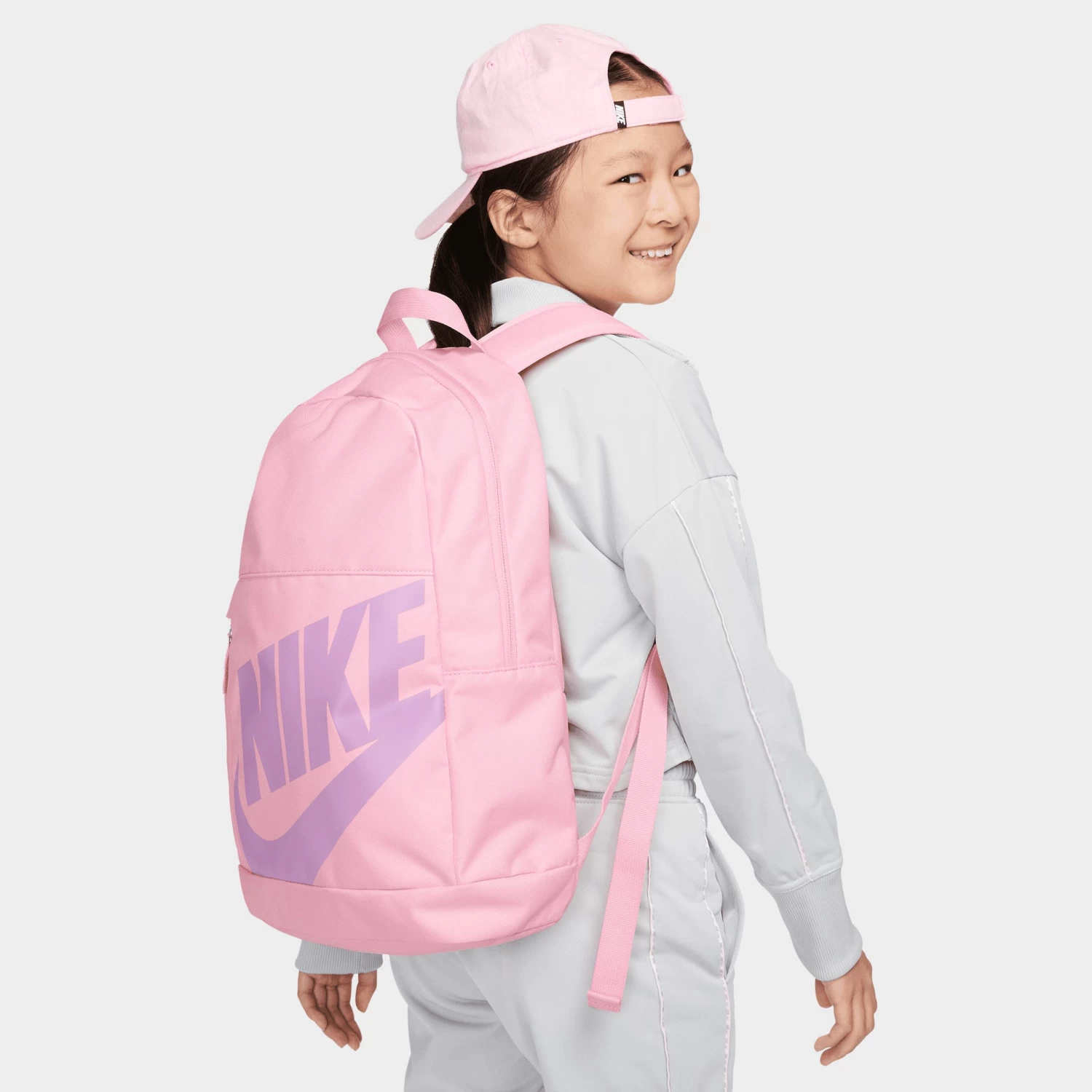 Nike Kids' Elemental Backpack Medium Soft Pink / Medium Soft Pink - Rush Fuchsia - Image 2