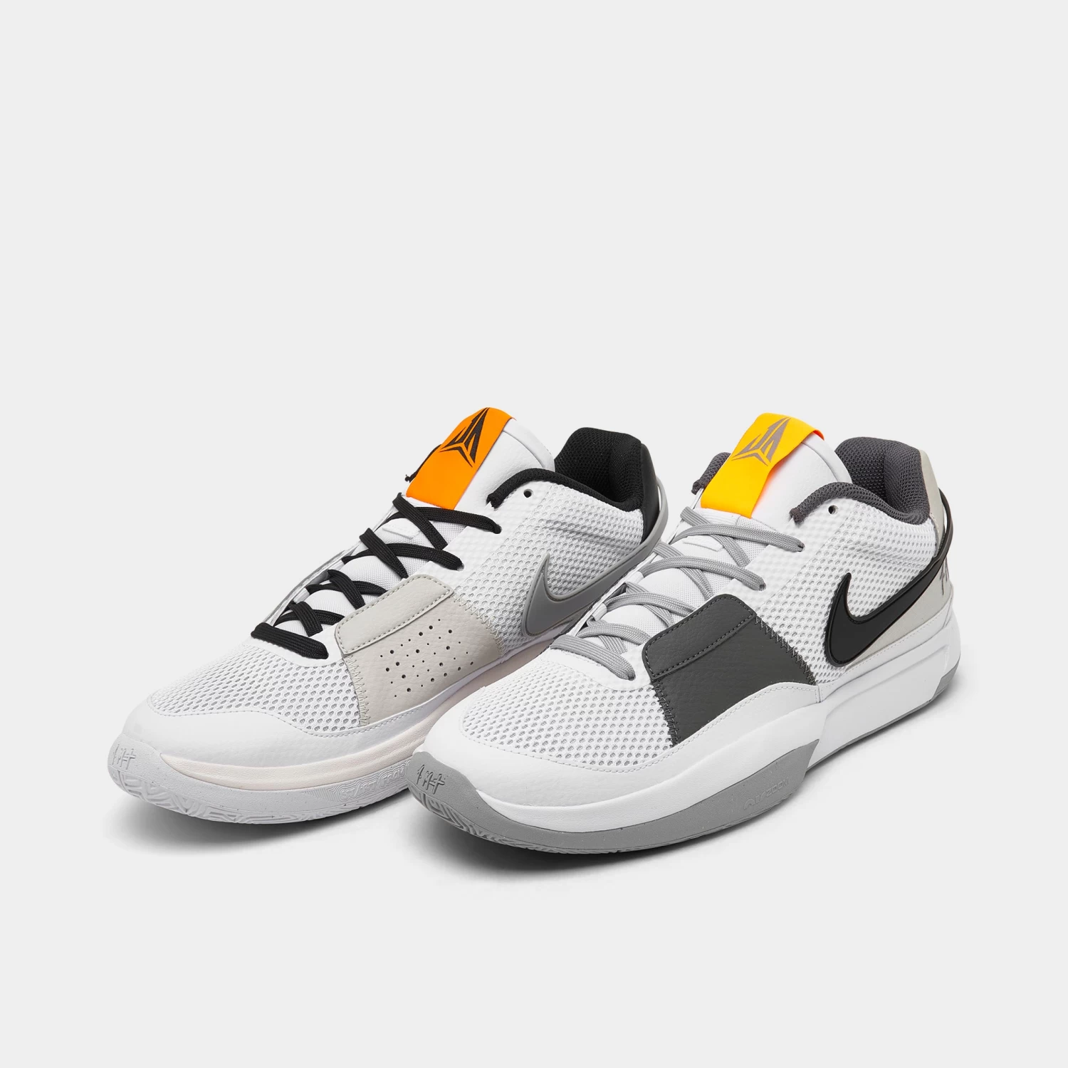 Nike Ja 1 White / Light Smoke Grey - Black 4 Nike Ja 1 White / Light Smoke Grey - Black - Image 2