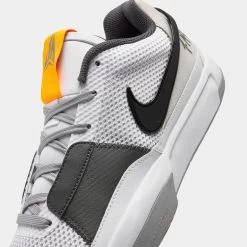 Nike Ja 1 White / Light Smoke Grey - Black 10 Nike Ja 1 White / Light Smoke Grey - Black -Sports Fashion Clothing Store DR8785 100 P3