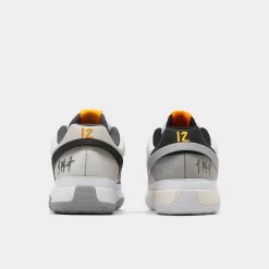 Nike Ja 1 White / Light Smoke Grey - Black 11 Nike Ja 1 White / Light Smoke Grey - Black -Sports Fashion Clothing Store DR8785 100 P4