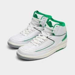 Jordan 2 Retro White / Lucky Green -Sports Fashion Clothing Store DR8884103 jordan 2 retro white lucky green 2