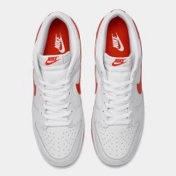 Nike Dunk Low Retro White / Picante Red -Sports Fashion Clothing Store DV0831 103 nike dunk low retro white picante red 5