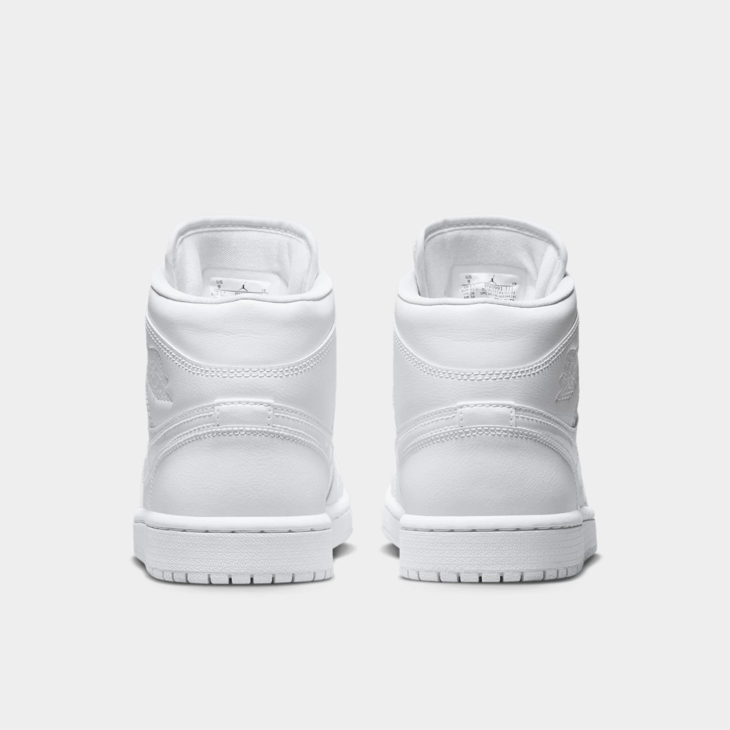 Jordan Women's 1 Mid White / White - White - Image 4