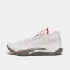 Jordan Zion 3 GS White / University Red - Cement Grey