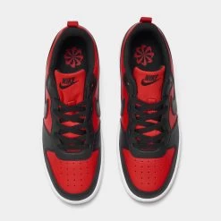 Nike Court Borough Low Recraft GS University Red / Black - White -Sports Fashion Clothing Store DV5456 600 nike court borough low recraft gs university red black 5