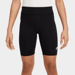 Nike Sportswear Junior Girls' 7 Inch Bike Shorts Black / White 8 Nike Sportswear Junior Girls' 7 Inch Bike Shorts Black / White -Sports Fashion Clothing Store DX5066 010 sportswear junior girls 7 inch bike shorts black white C