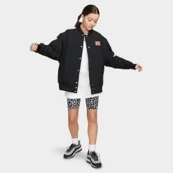 Nike Sportswear Women's Essential Oversized T-shirt / White -Sports Fashion Clothing Store DX7910 100 nike sportswear womens essential oversized tshirt white E