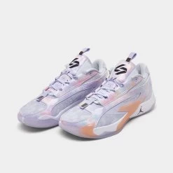 Jordan Luka 2 Football Grey / Oxygen Purple - Arctic Orange -Sports Fashion Clothing Store DX8733 005 P2