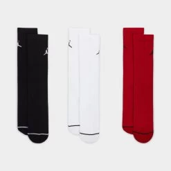 Jordan Everyday Crew Socks (3 Pack) / Multi-Colour -Sports Fashion Clothing Store DX9632902 everyday crew socks 3 pairs 2