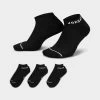 Jordan Everyday No-Show Socks (3 Pack) Black / White -Sports Fashion Clothing Store DX9656010 everyday no show socks 1