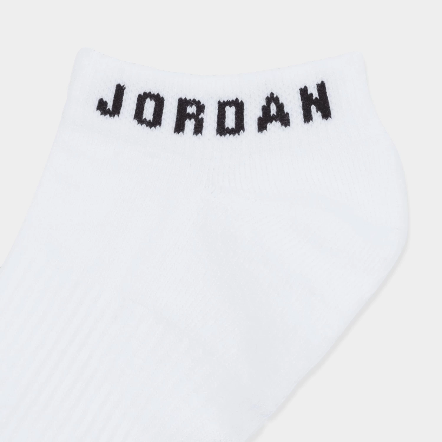 Jordan Everyday No-Show Socks (3 Pack) White / Black 4 Jordan Everyday No-Show Socks (3 Pack) White / Black - Image 2