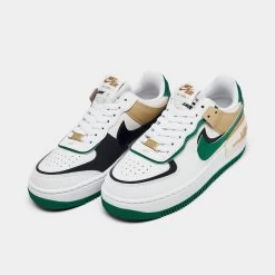 Nike Women's Air Force 1 Shadow White / Midnight Navy - Malachite -Sports Fashion Clothing Store DZ1847 102 nike women s air force 1 shadow white midnight navy mala 2