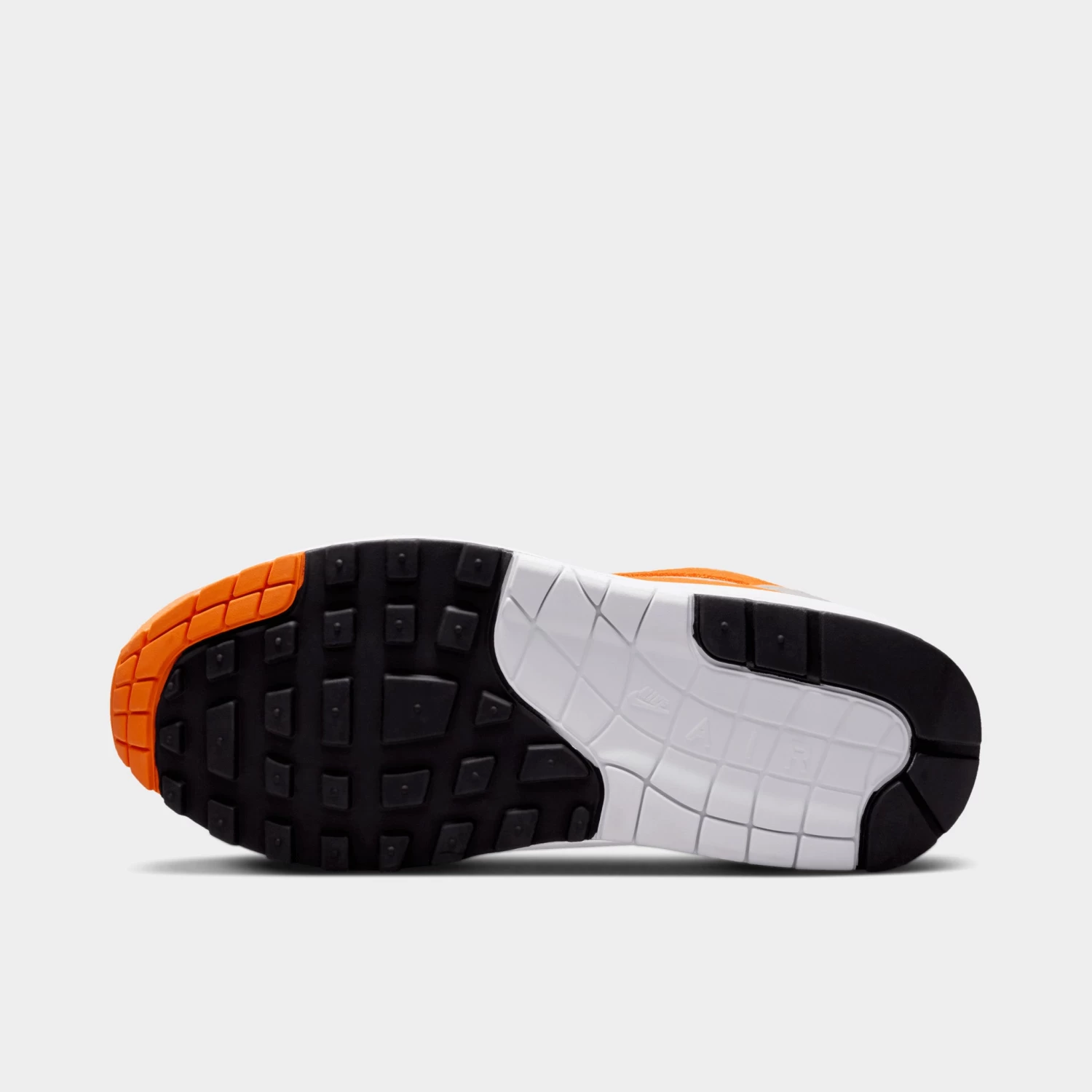 Nike Women's Air Max 1 Neutral Grey / Safety Orange - White - Image 6