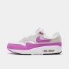 Nike Women's Air Max 1 '87 Neutral Grey / Fuchsia Dream - White -Sports Fashion Clothing Store DZ2628 001 P1