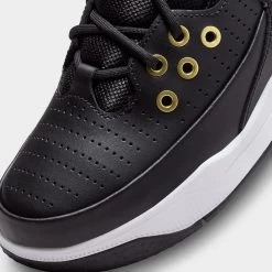 Jordan Max Aura 5 GS Black / Metallic Gold - White -Sports Fashion Clothing Store DZ4352 017 jordan max aura 5 gs black metallic gold white 6