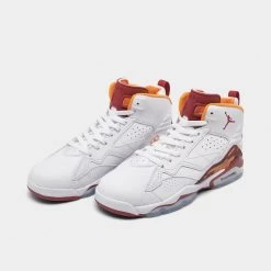 Jordan Jumpman MVP GS White / Cardinal Red - Vivid Orange -Sports Fashion Clothing Store DZ5577 168 jordan jumpman 3 peat gs white cardinal red vivid orange 2