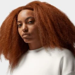 Jordan Women's Flight Fleece Crewneck / Sail -Sports Fashion Clothing Store FB5116 133 jordan flight women s fleece crewneck sail C