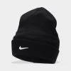 Nike Kids' Peak Swoosh Beanie Black / White