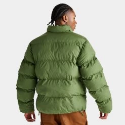 Jordan Essentials Poly Puffer Jacket / Light Olive -Sports Fashion Clothing Store FB7331 340 jordan essentials puly puffer jacket light olive D
