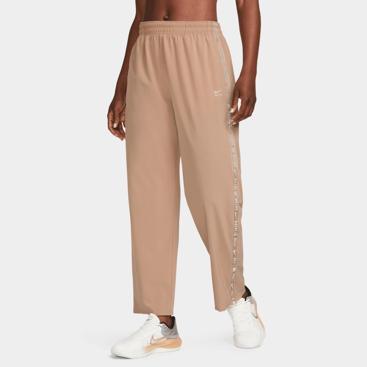 Nike Women's Air Mid-Rise Running Pants Hemp / Baroque Brown - Sanddrift