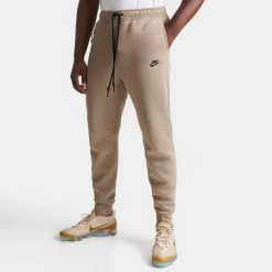 Nike Sportswear Tech Fleece Slim Fit Joggers Khaki / Black