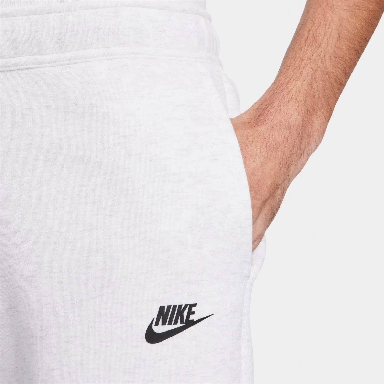 Nike Sportswear Tech Fleece Shorts Birch Heather / Black 7 Nike Sportswear Tech Fleece Shorts Birch Heather / Black - Image 5