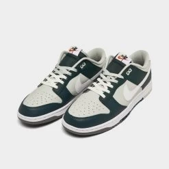 Nike Dunk Low Retro PRM Deep Jungle / White - Light Silver -Sports Fashion Clothing Store FB8896 300 P2copy