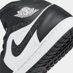 Jordan 1 Mid SE Off Noir / White - Black -Sports Fashion Clothing Store FB9911 001 P3