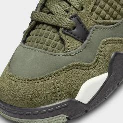 Jordan 4 Retro SE Craft TD Medium Olive / Pale Vanilla - Cargo Khaki -Sports Fashion Clothing Store FB9930 200 jordan 4 td retro craft se gs medium olive pale vanilla 6