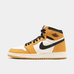 Jordan 1 Retro High OG GS Yellow Ochre / Black - Sail