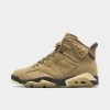Jordan Women's 6 Retro GTX Brown Kelp / Team Gold - Shadow Brown