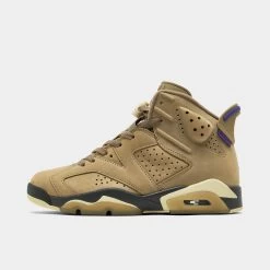 Jordan Women's 6 Retro GTX Brown Kelp / Team Gold - Shadow Brown