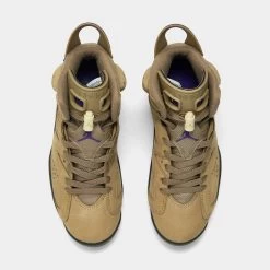 Jordan Women's 6 Retro GTX Brown Kelp / Team Gold - Shadow Brown -Sports Fashion Clothing Store FD1643 300 P5
