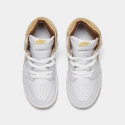 Jordan 1 Retro High OG TD White / Metallic Gold - Gum -Sports Fashion Clothing Store FD2598 107 P5