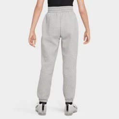 Nike Junior Girls' Club Fleece Loose Pants / Dark Grey Heather