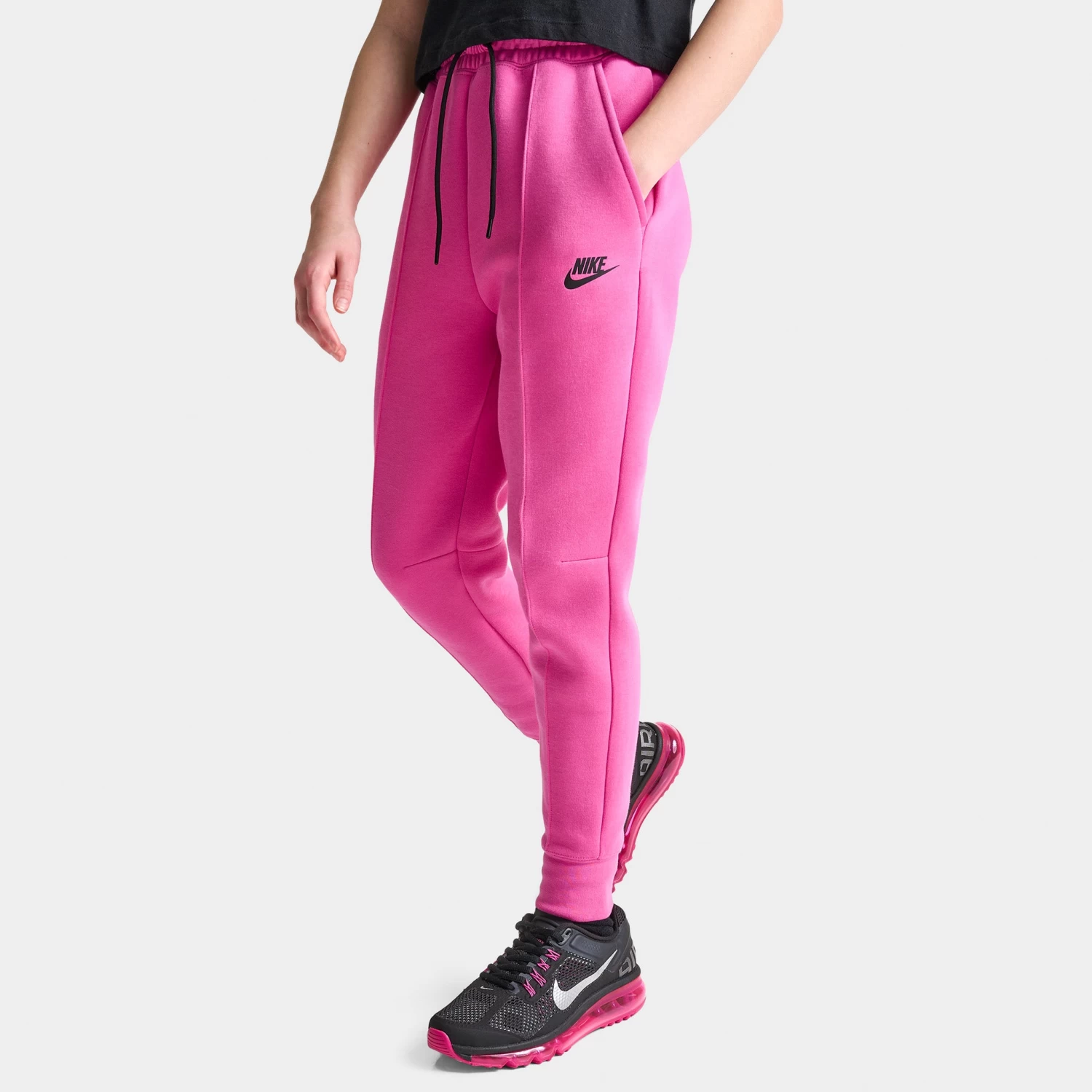 Nike Junior Girls' Tech Fleece Joggers Alchemy Pink / Black