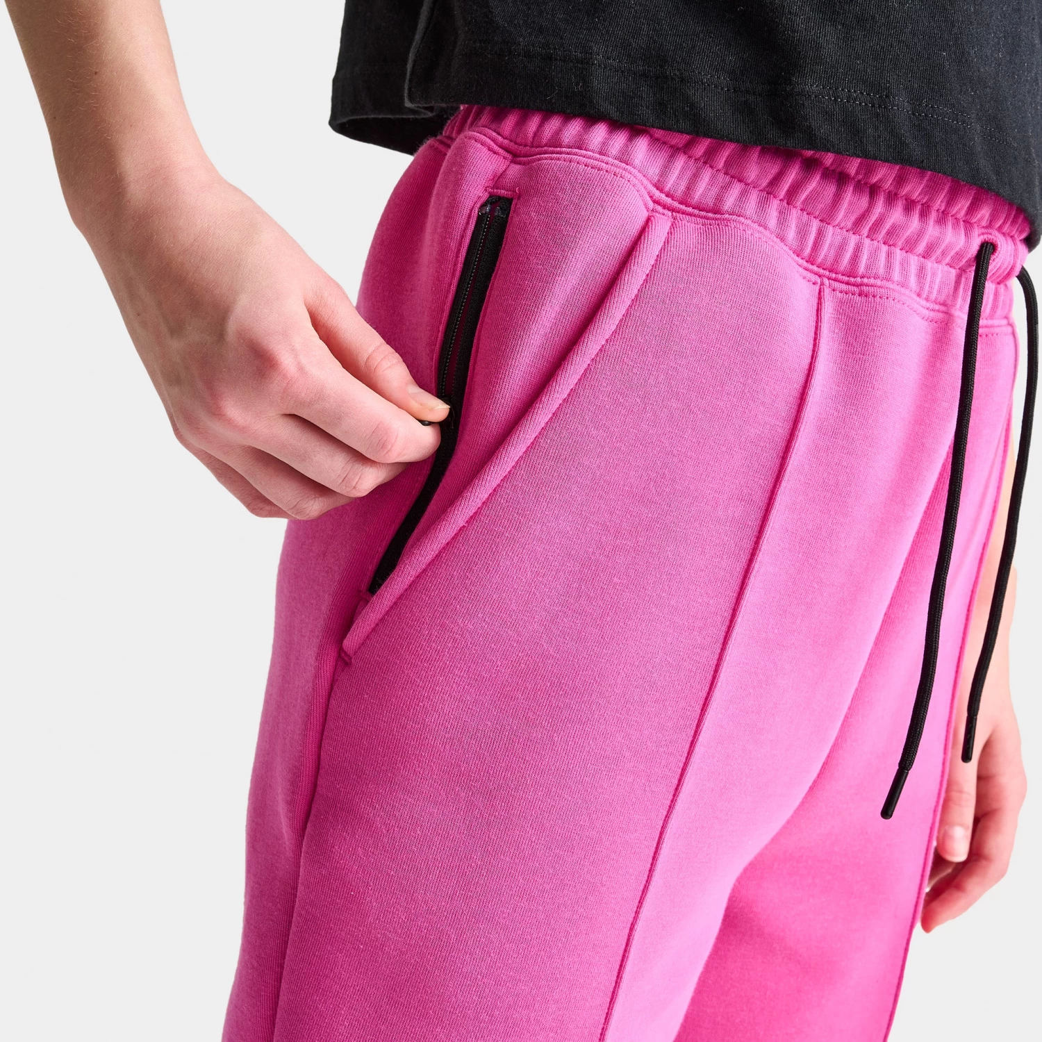 Nike Junior Girls' Tech Fleece Joggers Alchemy Pink / Black - Image 5