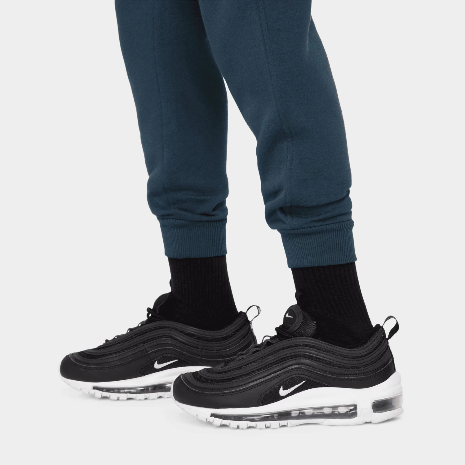 Nike Sportswear Juniors' Club Fleece Joggers Deep Jungle / White - Image 5