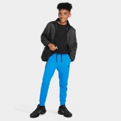 Nike Sportswear Junior Boys' Tech Fleece Joggers / Light Photo Blue -Sports Fashion Clothing Store FD3287 435 nike sportswear junior boys tech fleece joggers light photo blue G