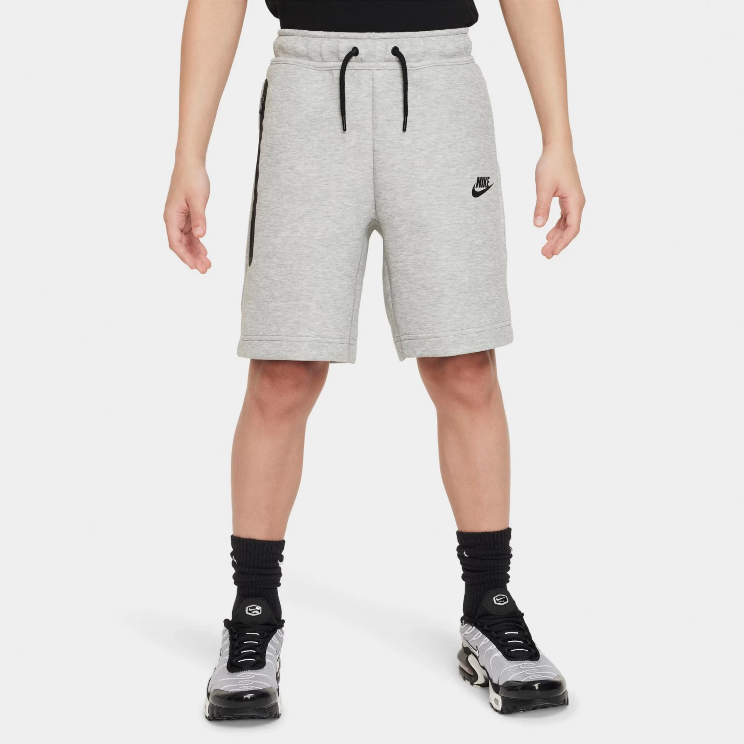 Nike Sportswear Junior Boys' Tech Fleece Shorts Dark Grey Heather / Black