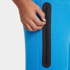 Nike Sportswear Junior Boys' Tech Flc Shorts / Light Photo Blue -Sports Fashion Clothing Store FD3289 435 nike sportswear junior boys tech flc shorts lt photo blue E