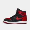 Jordan Women's 1 Retro High OG Black / University Red - White