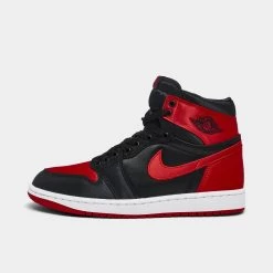 Jordan Women's 1 Retro High OG Black / University Red - White