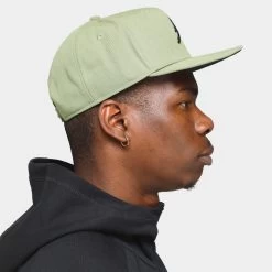 Jordan Pro Snapback Cap Sky J Light Olive / Black - Black -Sports Fashion Clothing Store FD5184 340 jordan pro snapback cap olive black black B