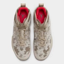 Jordan 37 Rattan / Limestone - Black 12 Jordan 37 Rattan / Limestone - Black -Sports Fashion Clothing Store FD6721 200 jordan xxxvii premium rattan siren red limestone 3